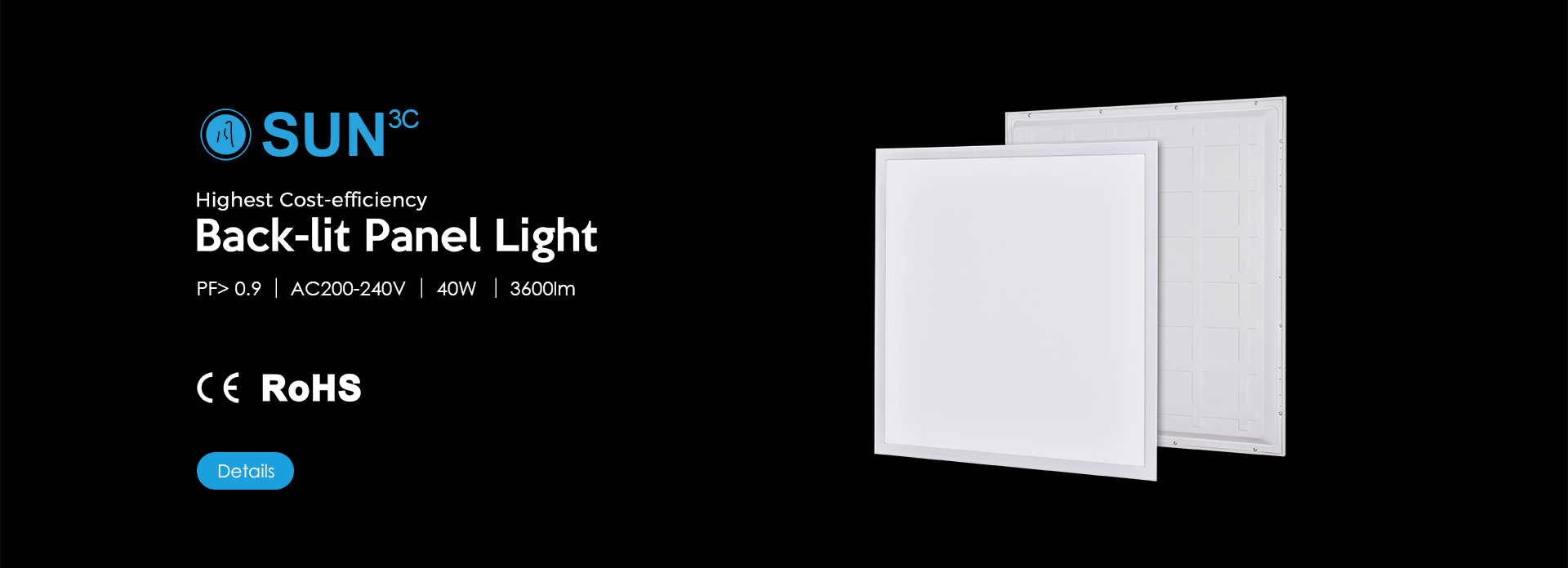60x60cm Backlit 